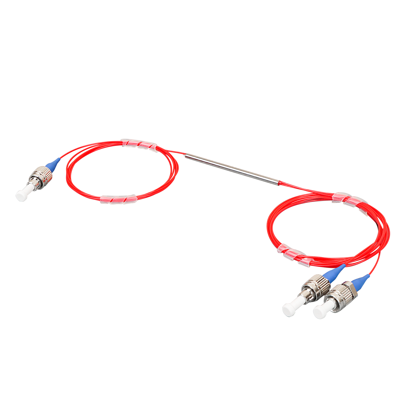 1x2保偏光纖耦合器，耦合比：50:50