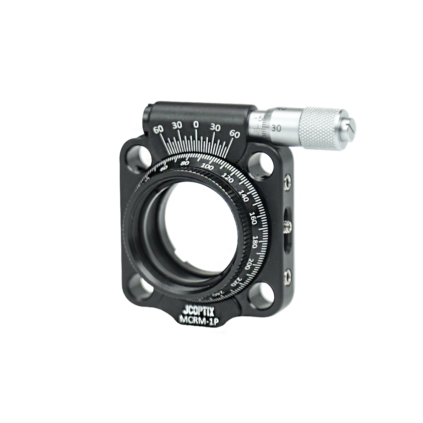 30 mm同軸旋轉(zhuǎn)調(diào)整架，帶測(cè)微頭精調(diào)