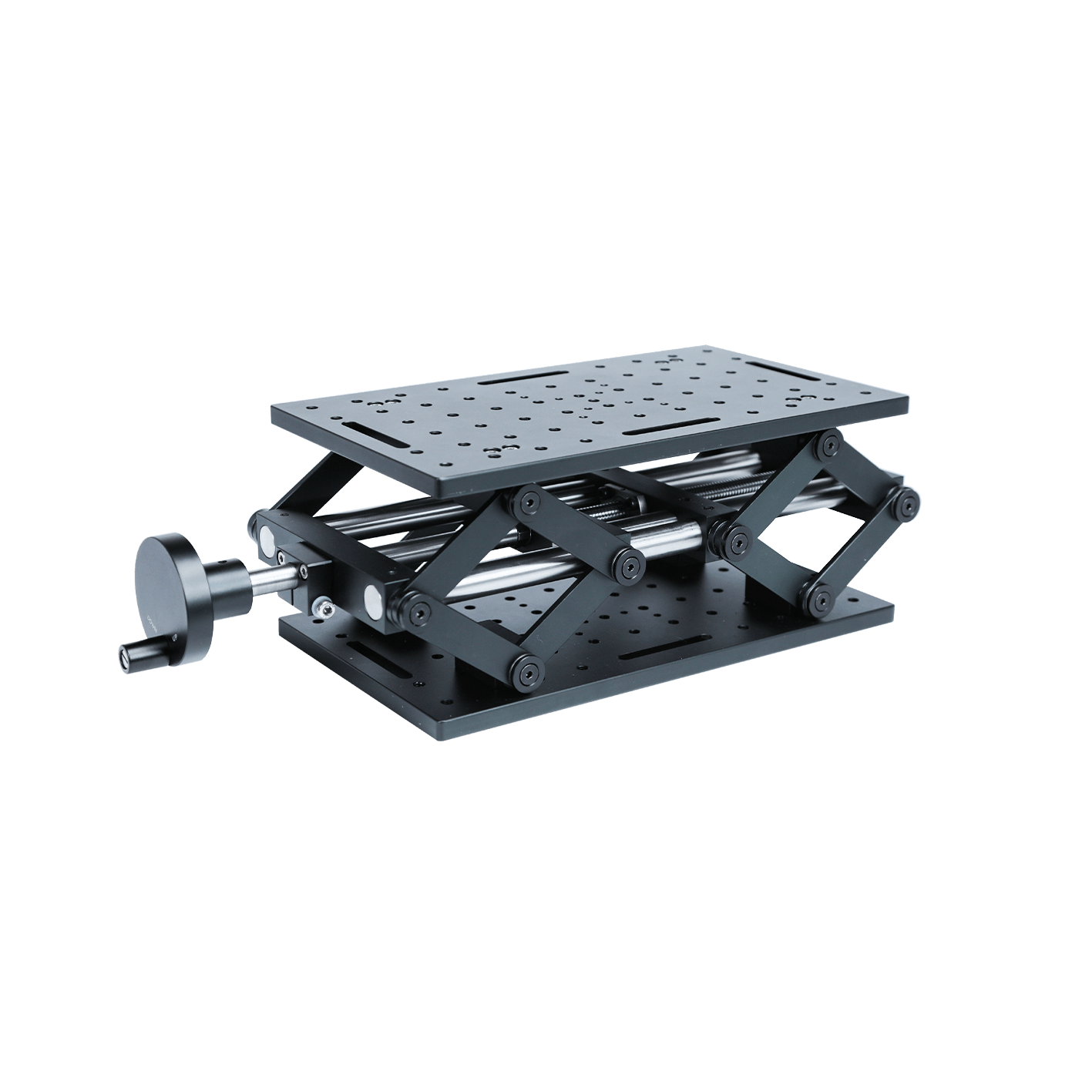 剪式升降臺(tái)，行程：100 mm，臺(tái)面尺寸：280 mm × 160 mm